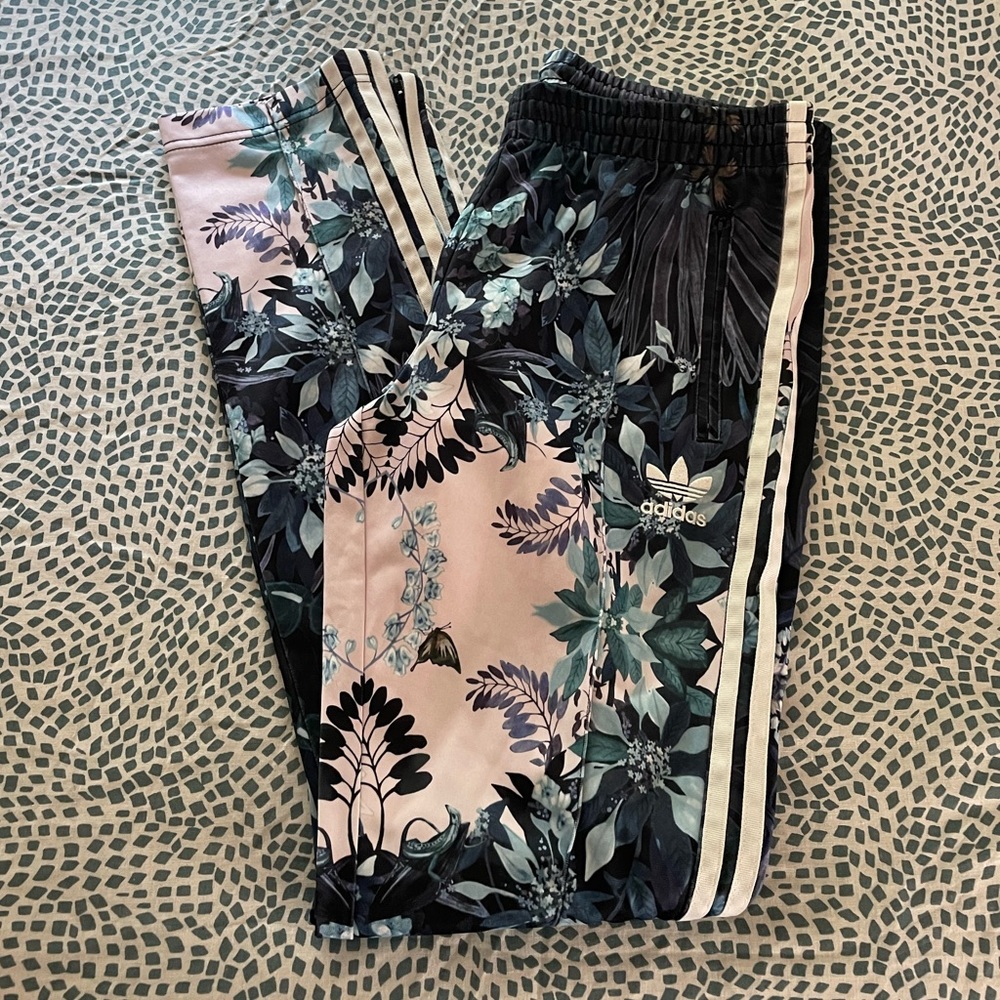 Floral Adidas Pants